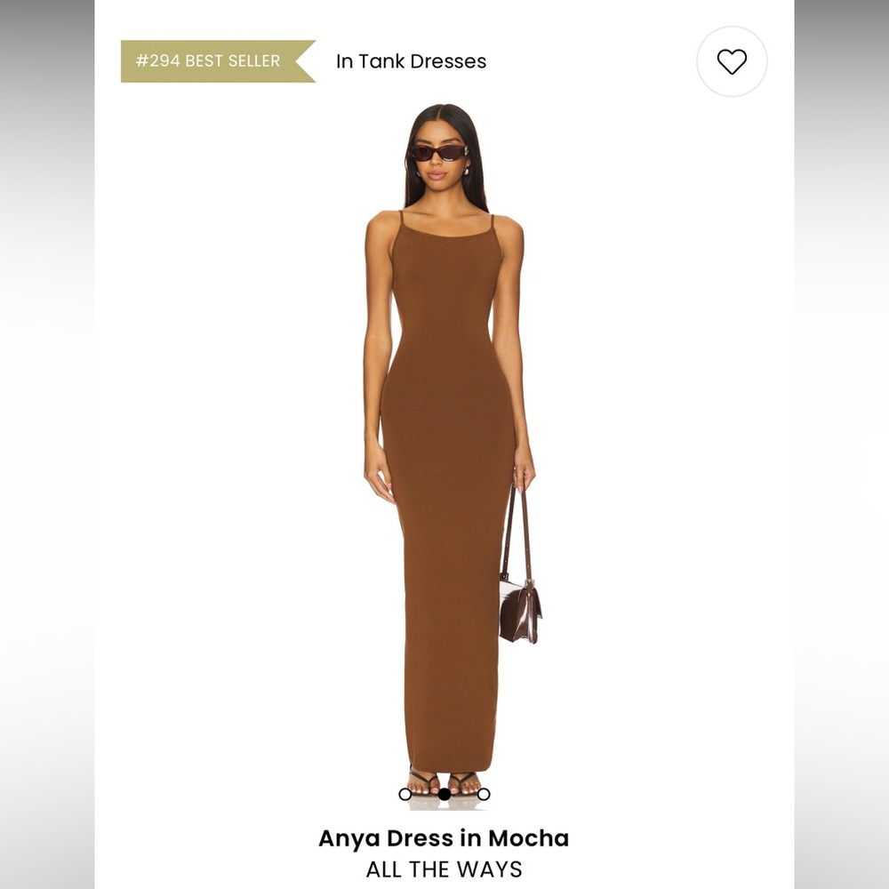 Revolve Anya Dress in Mocha